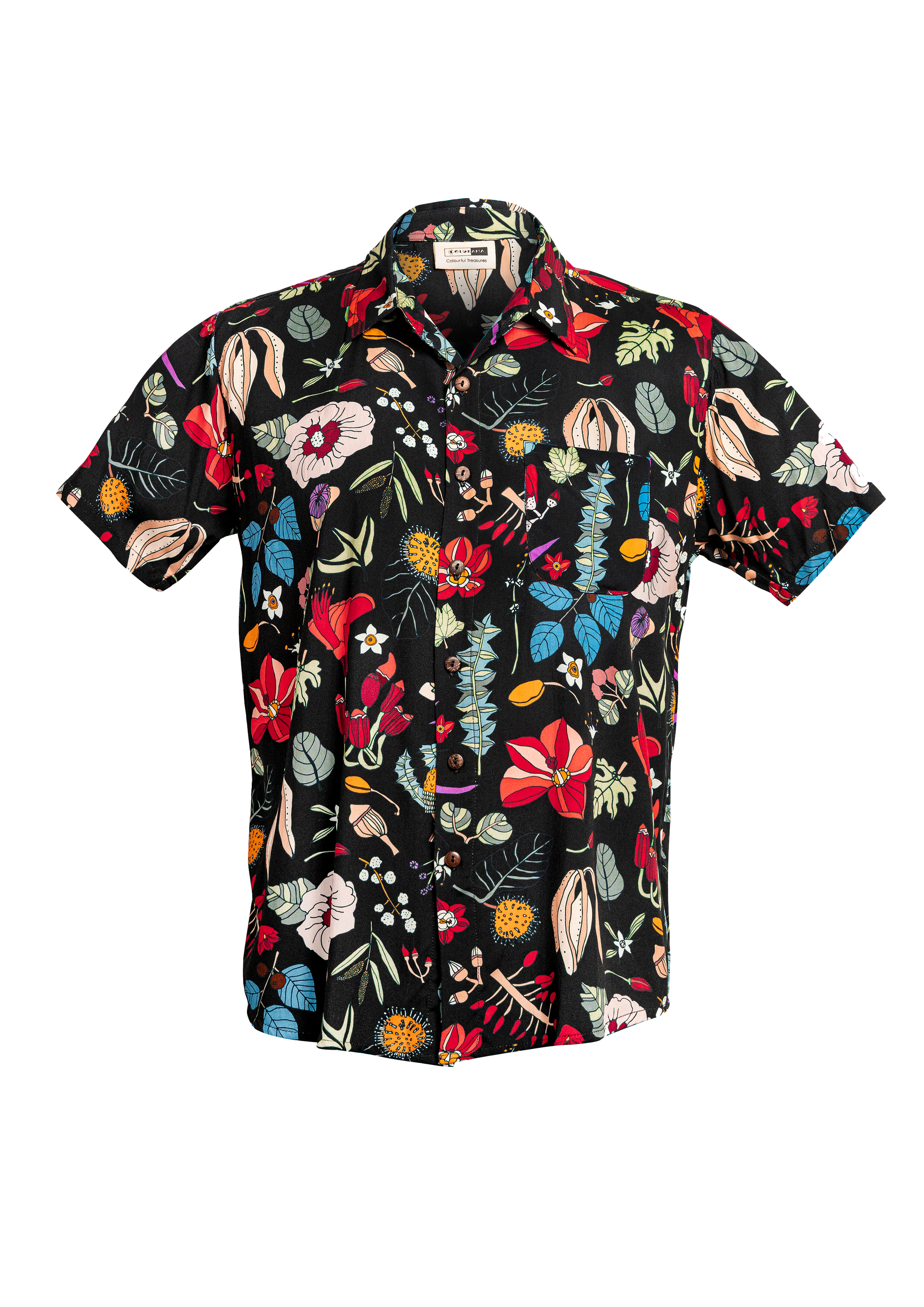 Darwin Floral Black